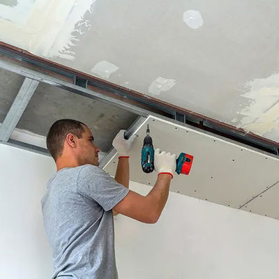 Хорошая цена 12.5mm усиленная доска гипса, штукатурная плита 2440 x 1220 для потолка онлайн