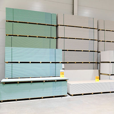 Хорошая цена штукатурная плита 12.5mm водостойкая, влагостойкая доска гипса для потолка онлайн