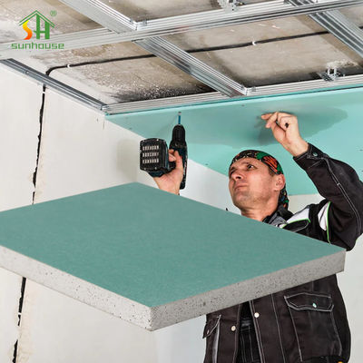 Хорошая цена Подгонянное водостойкое Sheetrock, зеленая штукатурная плита влаги для потолка онлайн