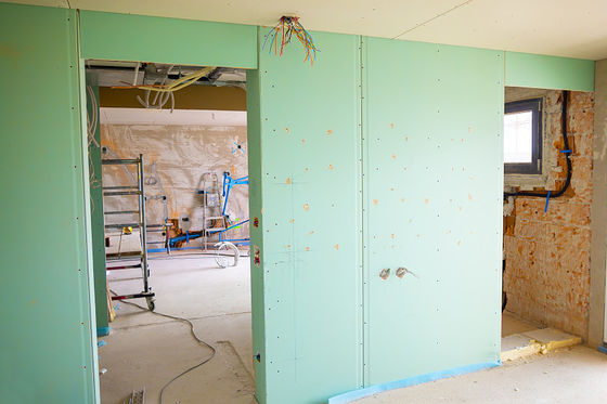 Хорошая цена Водоустойчивая штукатурная плита 9mm влаги устойчивая для внутреннего раздела стены онлайн