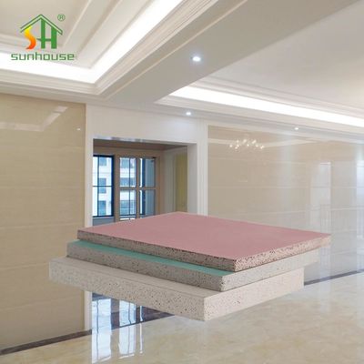 SUNHOUSE Прямая продажа Площадка гипсовая 9,5Мм/10,5Мм/12Мм Лист 1200х2400Мм Гипсовая перегородка