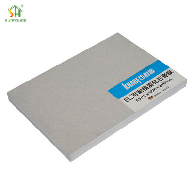 Хорошая цена 9.5 мм Легкая гипсовая доска 1220x2440 мм 4x8ft гипсовая доска Легко устанавливать внутреннюю панель онлайн