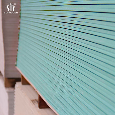 Хорошая цена Direct Sale Sunhouse 4X8Ft Standard Water-Resistant Gypsum Board for Exterior Decoration for Outdoor Application Made of Plaster онлайн