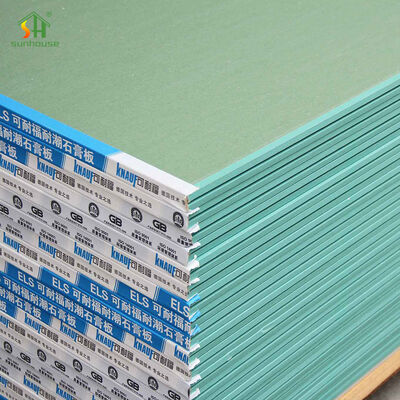 Хорошая цена Modern Design 5/8 Inch 1/2 Inch Non-Combustible Gypsum Panel Water-Resistant Plaster Material Water Resistance Plasterboards онлайн